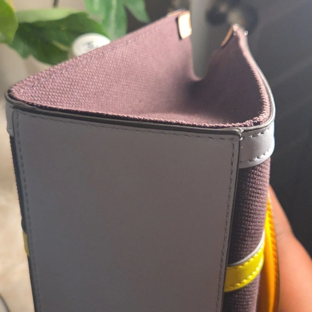 Tory Burch NWOTs Canvas Colorblock Tote
